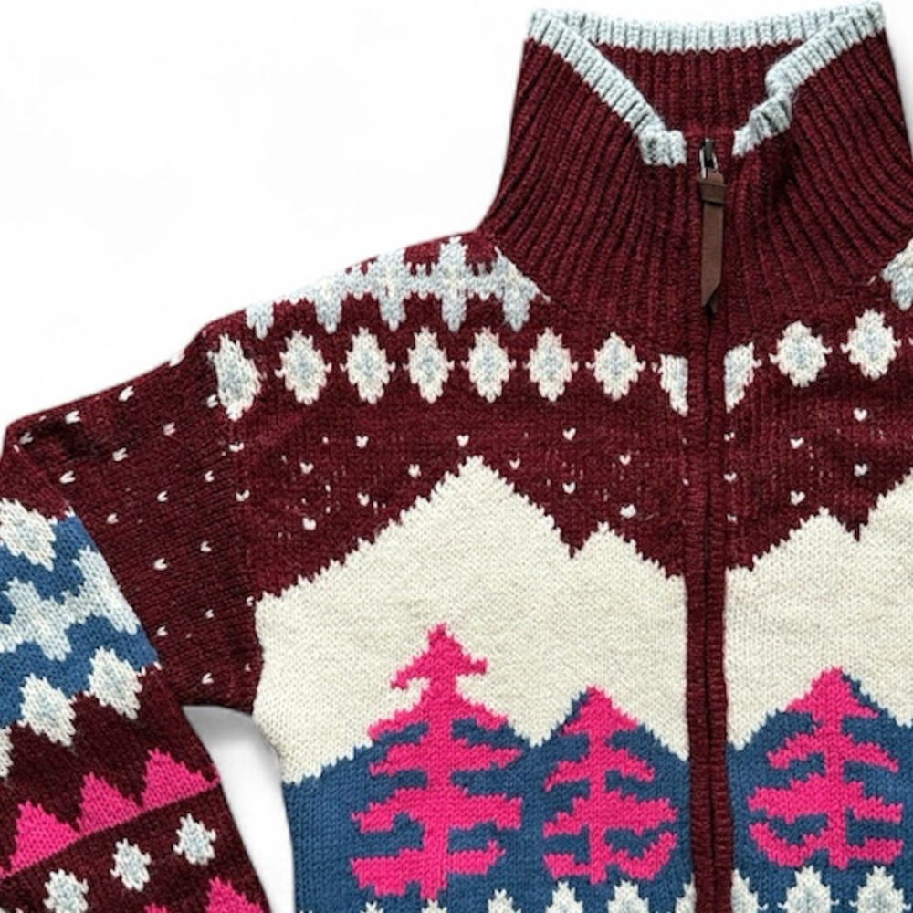 SUNDANCE Starlit Slopes Knit Cardigan Size SP - Picture 5 of 12